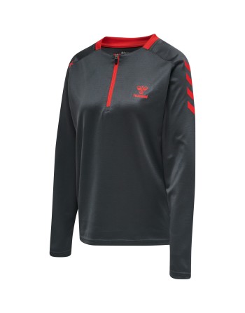 hmlACTION POLY HALF ZIP SWEAT WOMAN