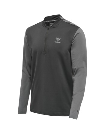 hmlPRO GRID HALF ZIP TRAINING L/S