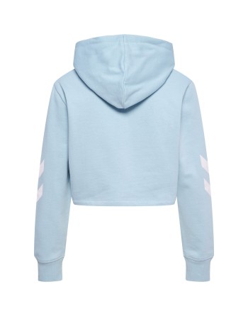 hmlLEGACY WOMAN CROPPED HOODIE / Kurz geschnittener Kapuzenpullover aus Sweatstoff