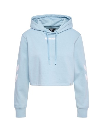 hmlLEGACY WOMAN CROPPED HOODIE / Kurz geschnittener Kapuzenpullover aus Sweatstoff