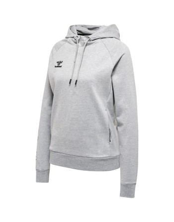 hmlMOVE GRID COTTON HOODIE WOMAN