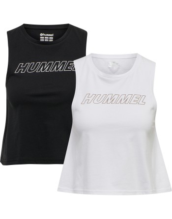 hmlTE CALI 2-PACK CROP COT TANKTOP