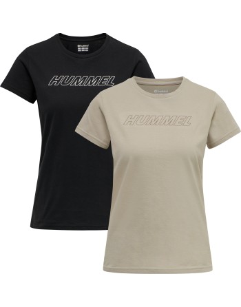 hmlTE CALI 2-PACK COTTON T-SHIRT