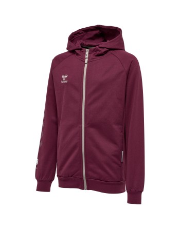 hmlMOVE GRID COTTON ZIP HOODIE KIDS