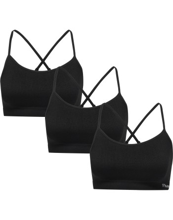 hmlJUNO 3 PACK SEAMLESS BRA