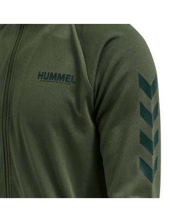 hmlLEGACY POLY ZIP JACKET / Zip-Jacke aus strapazierfähigem Interlock-Stoff auf Wasserbasis