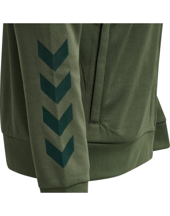 hmlLEGACY POLY ZIP JACKET / Zip-Jacke aus strapazierfähigem Interlock-Stoff auf Wasserbasis