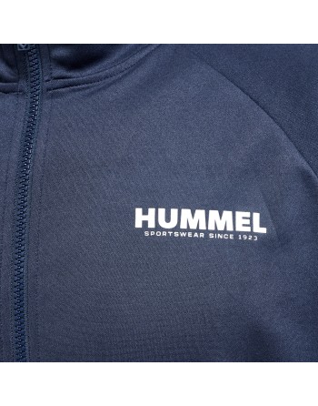 hmlLEGACY POLY ZIP JACKET / Zip-Jacke aus strapazierfähigem Interlock-Stoff auf Wasserbasis