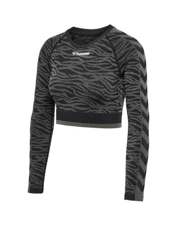 hmlMT SAGA SEAMLESS CROP T-SHIRT LS