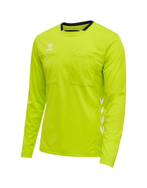hmlREFEREE CHEVRON JERSEY L/S / Schiedsrichter-Langarmtrikot aus Jerseystoff auf Wasserbasis hmlREFEREE CHEVRON JERSEY L/S / Schiedsrichter-Langarmtrikot aus Jerseystoff auf Wasserbasis