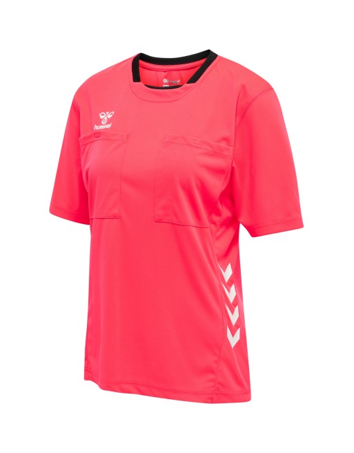 hmlREFEREE CHEVRON WO JERSEY S/S / Schiedsrichter-Trikot für Damen aus Jerseystoff auf Wasserbasis hmlREFEREE CHEVRON WO JERSEY S/S / Schiedsrichter-Trikot für Damen aus Jerseystoff auf Wasserbasis