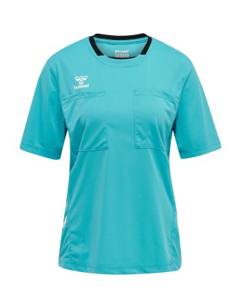 hmlREFEREE CHEVRON WO  JERSEY S/S / Schiedsrichter-Trikot für Damen aus Jerseystoff auf Wasserbasis