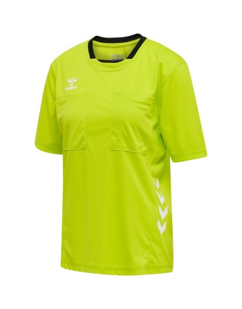 hmlREFEREE CHEVRON WO  JERSEY S/S / Schiedsrichter-Trikot für Damen aus Jerseystoff auf Wasserbasis