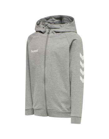 hmlGO KIDS COTTON ZIP HOODIE / Basic Kapuzensweatjacke für Sport und Freizeit