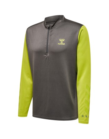 hmlONGRID 1/2 ZIP POLY SWEAT