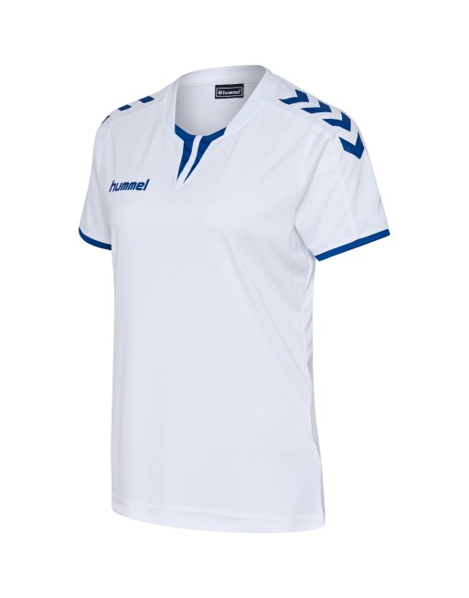 CORE WOMENS SS JERSEY / Krageneinsatz und Ärmelbündchen in Kontrastfarben CORE WOMENS SS JERSEY / Krageneinsatz und Ärmelbündchen in Kontrastfarben