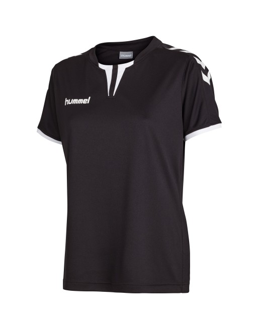 CORE WOMENS SS JERSEY / Krageneinsatz und Ärmelbündchen in Kontrastfarben CORE WOMENS SS JERSEY / Krageneinsatz und Ärmelbündchen in Kontrastfarben