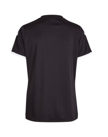 CORE WOMENS SS JERSEY / Krageneinsatz und Ärmelbündchen in Kontrastfarben