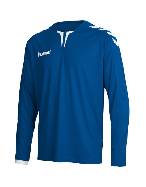 CORE LS POLY JERSEY / Krageneinsatz und Ärmelbündchen in Kontrastfarbe CORE LS POLY JERSEY / Krageneinsatz und Ärmelbündchen in Kontrastfarbe