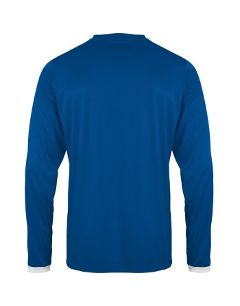 CORE LS POLY JERSEY / Krageneinsatz und Ärmelbündchen in Kontrastfarbe