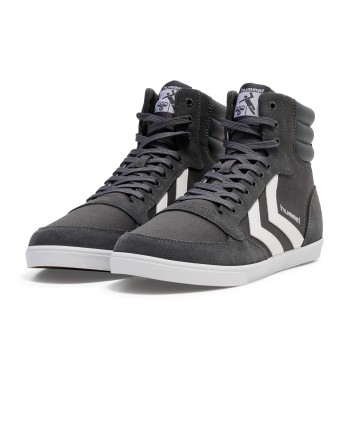 HUMMEL SLIMMER STADIL HIGH / Material aus Leinen/Wildleder.