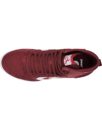 HUMMEL SLIMMER STADIL HIGH / Material aus Leinen/Wildleder.