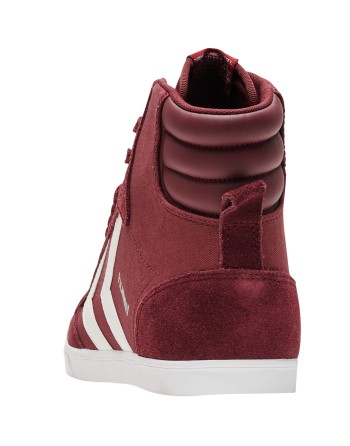 HUMMEL SLIMMER STADIL HIGH / Material aus Leinen/Wildleder.