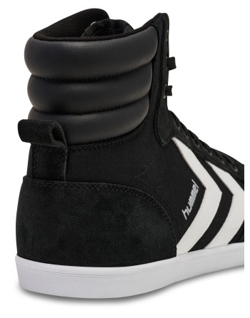 HUMMEL SLIMMER STADIL HIGH / Material aus Leinen/Wildleder.