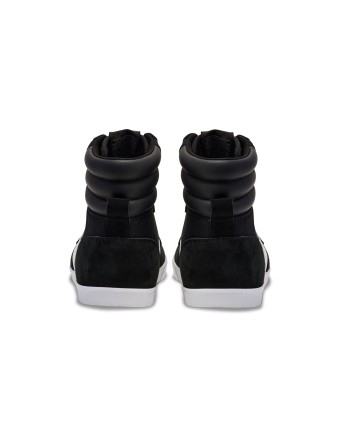 HUMMEL SLIMMER STADIL HIGH / Material aus Leinen/Wildleder.