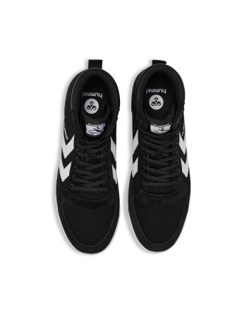 HUMMEL SLIMMER STADIL HIGH / Material aus Leinen/Wildleder.