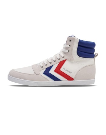 HUMMEL SLIMMER STADIL HIGH / Material aus Leinen/Wildleder.