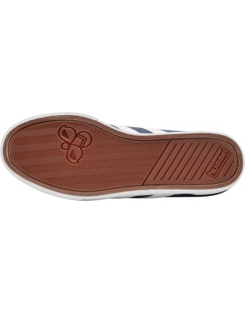 HUMMEL SLIMMER STADIL LOW / Material aus Leinen/Wildleder.