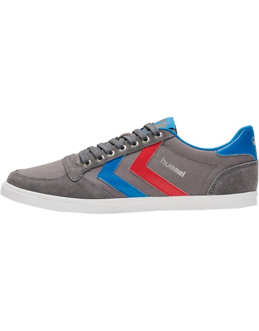 HUMMEL SLIMMER STADIL LOW / Material aus Leinen/Wildleder.