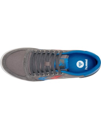 HUMMEL SLIMMER STADIL LOW / Material aus Leinen/Wildleder.