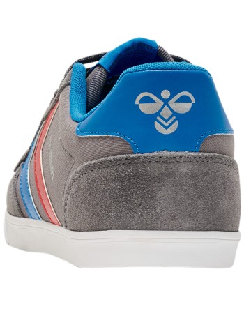 HUMMEL SLIMMER STADIL LOW / Material aus Leinen/Wildleder.