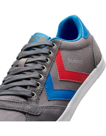 HUMMEL SLIMMER STADIL LOW / Material aus Leinen/Wildleder.