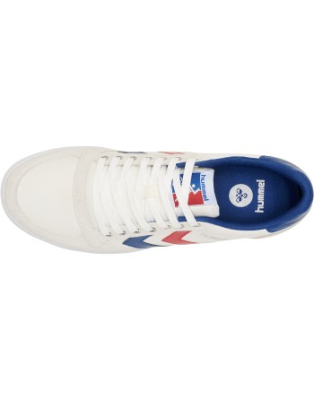 HUMMEL SLIMMER STADIL LOW / Material aus Leinen/Wildleder.