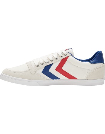HUMMEL SLIMMER STADIL LOW / Material aus Leinen/Wildleder.