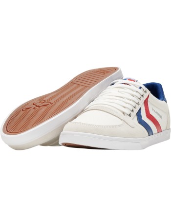 HUMMEL SLIMMER STADIL LOW / Material aus Leinen/Wildleder.