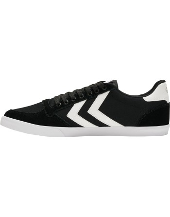 HUMMEL SLIMMER STADIL LOW / Material aus Leinen/Wildleder.