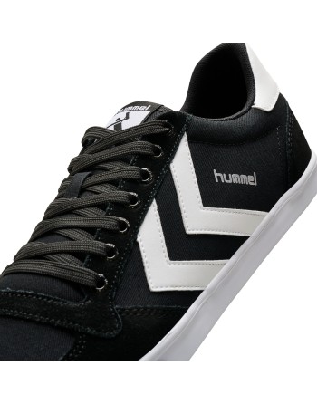 HUMMEL SLIMMER STADIL LOW / Material aus Leinen/Wildleder.