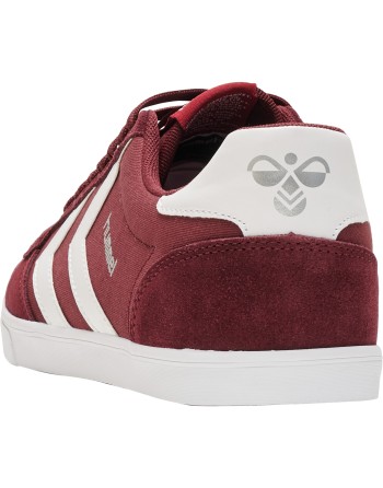HUMMEL SLIMMER STADIL LOW / Material aus Leinen/Wildleder.