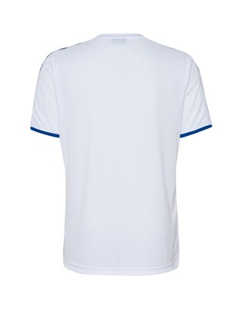 CORE SS POLY JERSEY / Krageneinsatz und Ärmelbündchen in Kontrasfarben