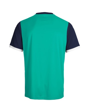 CORE SS POLY JERSEY / Krageneinsatz und Ärmelbündchen in Kontrasfarben