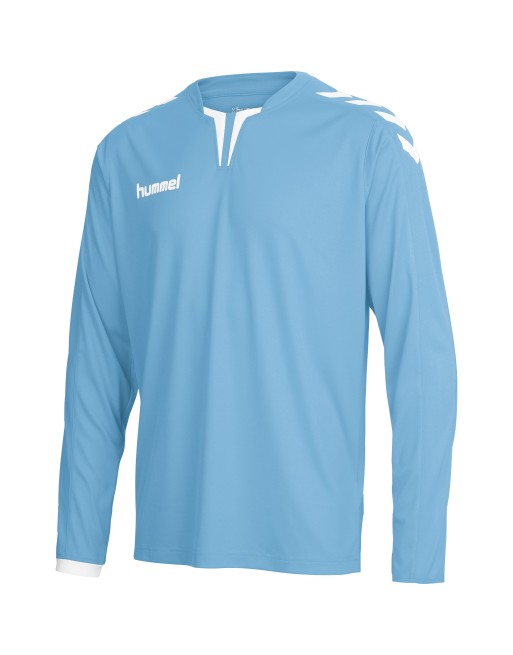 CORE LS POLY JERSEY / Krageneinsatz und Ärmelbündchen in Kontrastfarbe CORE LS POLY JERSEY / Krageneinsatz und Ärmelbündchen in Kontrastfarbe