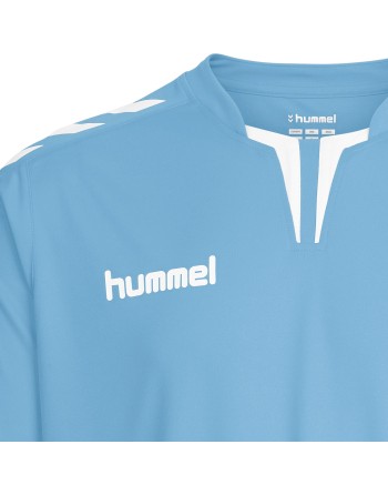 CORE LS POLY JERSEY / Krageneinsatz und Ärmelbündchen in Kontrastfarbe