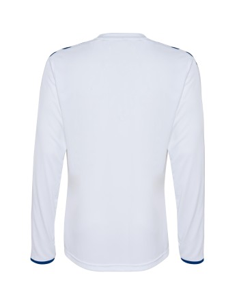 CORE LS POLY JERSEY / Krageneinsatz und Ärmelbündchen in Kontrastfarbe