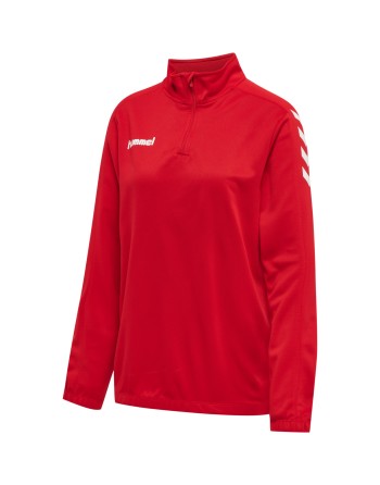 CORE POLY HALF ZIP SWEATSHIRT WOMAN / 1/2 Front-Reißverschluss