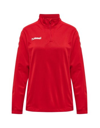 CORE POLY HALF ZIP SWEATSHIRT WOMAN / 1/2 Front-Reißverschluss