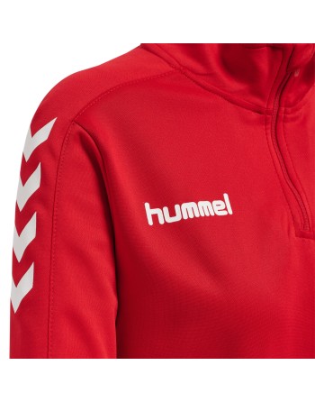 CORE POLY HALF ZIP SWEATSHIRT WOMAN / 1/2 Front-Reißverschluss